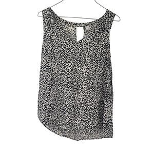 Old Navy Leopard Print Sleeveless Tank Top - Size Large